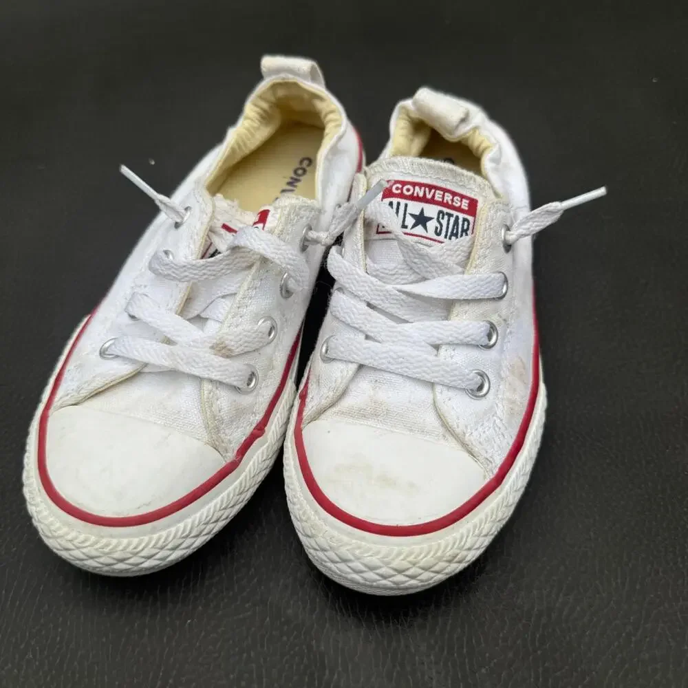 Converse Chuck Taylor All Star‎ Shoreline Slip On White Sneaker Kid's Size 1
